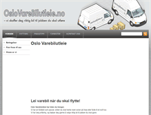 Tablet Screenshot of oslovarebilutleie.no